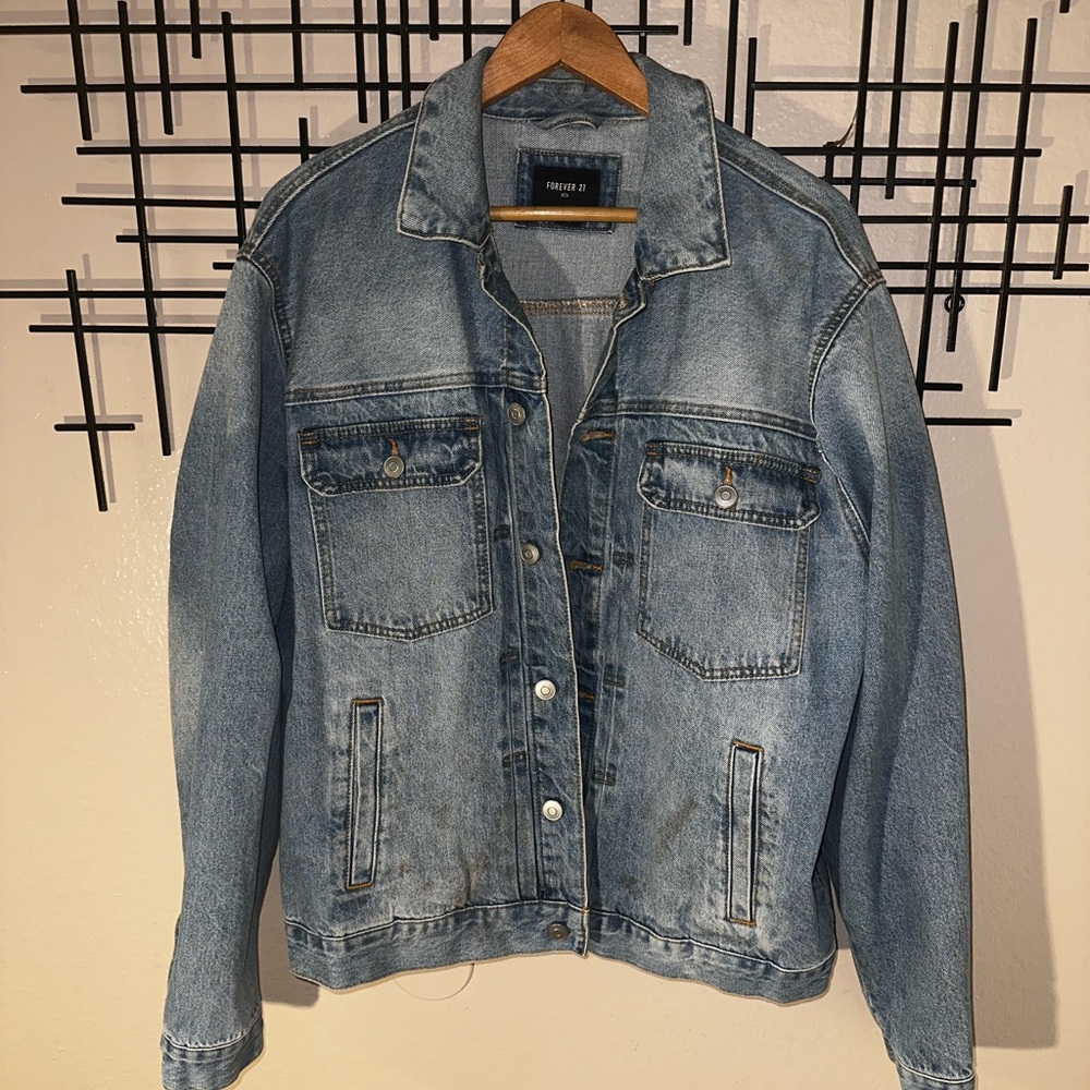 Forever 21 Denim Jacket XL